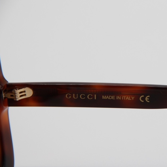 NEW GUCCI GG0418S 003 HAVANA BROWN SUNGLASSES GUCCI - Picture 12 of 14